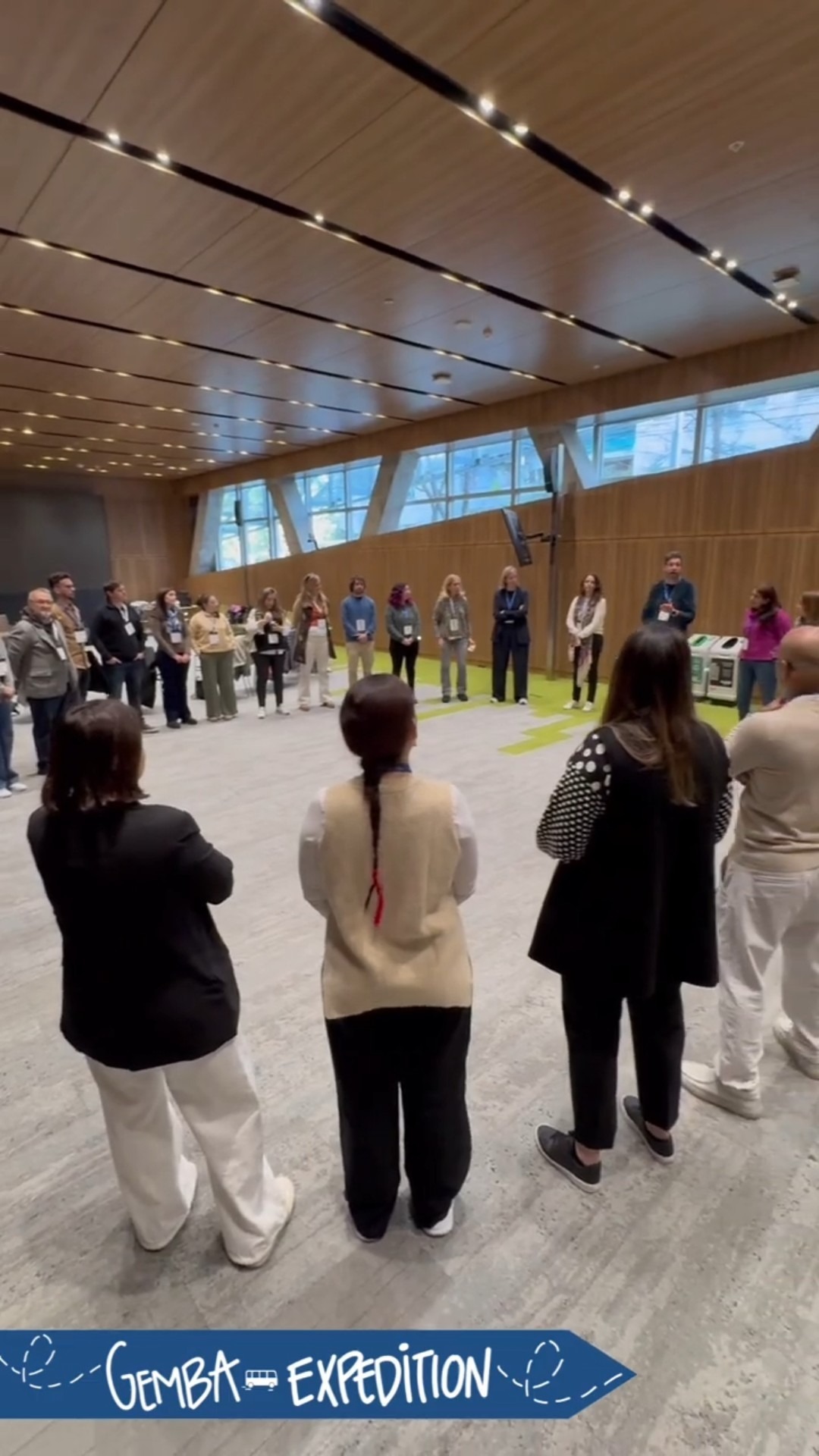 Participantes de Gemba durante una actividad presencial
