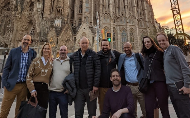 Directivos de Pan American Energy durante Gemba Expedition